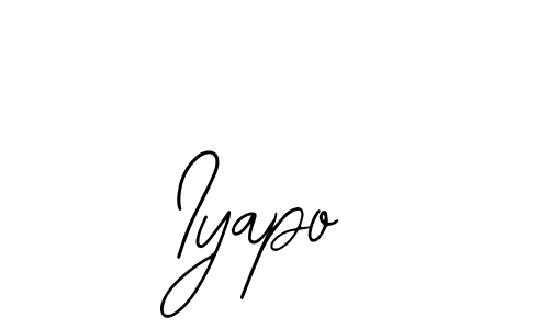 How to make Iyapo name signature. Use Bearetta-2O07w style for creating short signs online. This is the latest handwritten sign. Iyapo signature style 12 images and pictures png