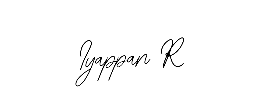 You can use this online signature creator to create a handwritten signature for the name Iyappan R. This is the best online autograph maker. Iyappan R signature style 12 images and pictures png