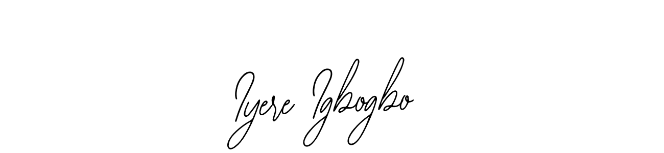 How to Draw Iyere Igbogbo signature style? Bearetta-2O07w is a latest design signature styles for name Iyere Igbogbo. Iyere Igbogbo signature style 12 images and pictures png