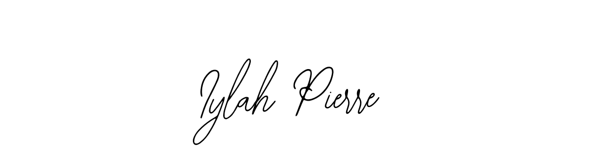 Use a signature maker to create a handwritten signature online. With this signature software, you can design (Bearetta-2O07w) your own signature for name Iylah Pierre. Iylah Pierre signature style 12 images and pictures png