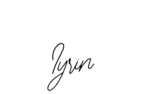The best way (Bearetta-2O07w) to make a short signature is to pick only two or three words in your name. The name Iyrin include a total of six letters. For converting this name. Iyrin signature style 12 images and pictures png