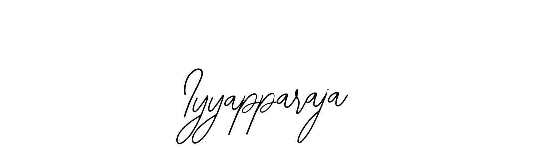 You should practise on your own different ways (Bearetta-2O07w) to write your name (Iyyapparaja) in signature. don't let someone else do it for you. Iyyapparaja signature style 12 images and pictures png