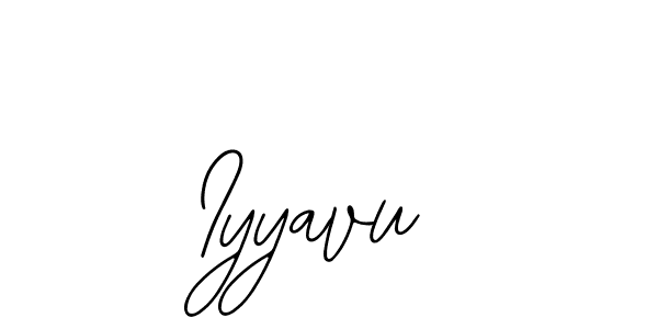 How to make Iyyavu name signature. Use Bearetta-2O07w style for creating short signs online. This is the latest handwritten sign. Iyyavu signature style 12 images and pictures png