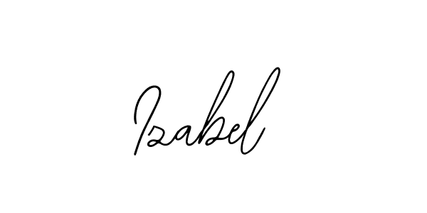 You should practise on your own different ways (Bearetta-2O07w) to write your name (Izabel) in signature. don't let someone else do it for you. Izabel signature style 12 images and pictures png