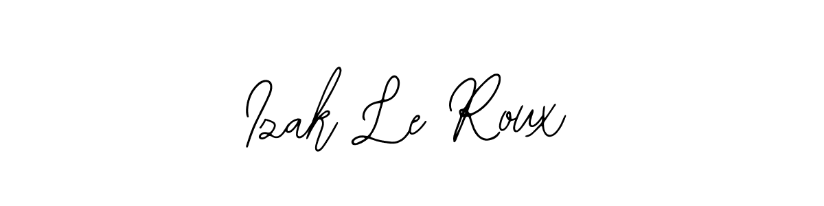 How to make Izak Le Roux name signature. Use Bearetta-2O07w style for creating short signs online. This is the latest handwritten sign. Izak Le Roux signature style 12 images and pictures png