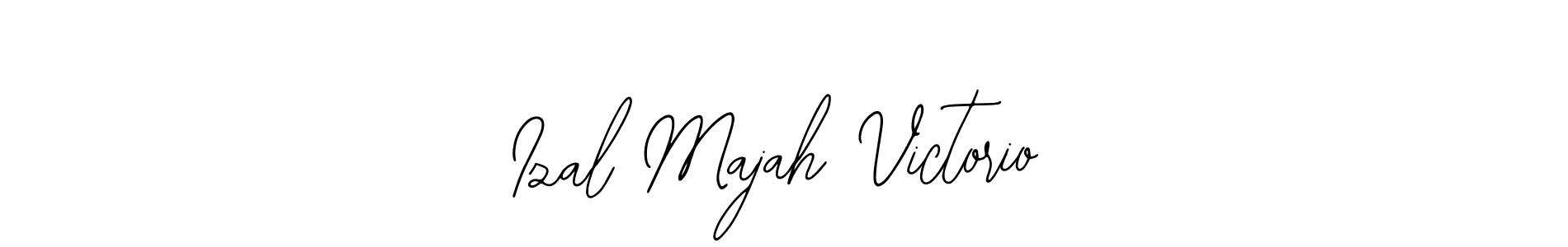 How to Draw Izal Majah Victorio signature style? Bearetta-2O07w is a latest design signature styles for name Izal Majah Victorio. Izal Majah Victorio signature style 12 images and pictures png