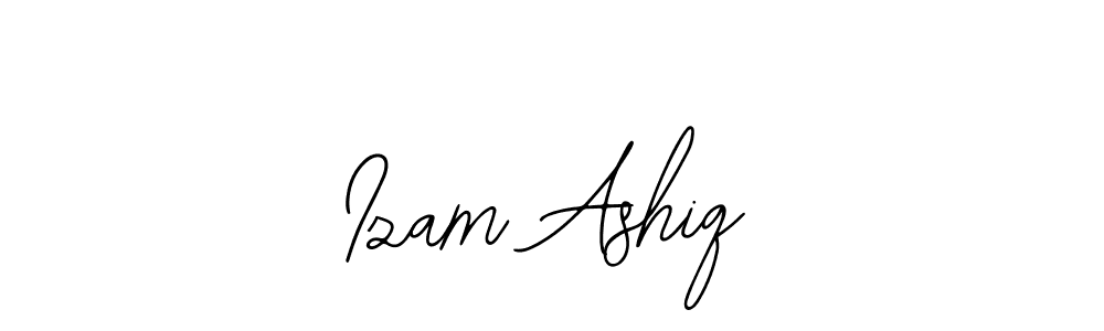 Similarly Bearetta-2O07w is the best handwritten signature design. Signature creator online .You can use it as an online autograph creator for name Izam Ashiq. Izam Ashiq signature style 12 images and pictures png