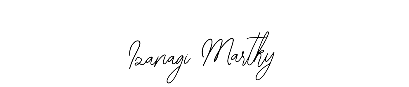 Make a beautiful signature design for name Izanagi Martky. With this signature (Bearetta-2O07w) style, you can create a handwritten signature for free. Izanagi Martky signature style 12 images and pictures png
