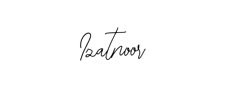 You should practise on your own different ways (Bearetta-2O07w) to write your name (Izatnoor) in signature. don't let someone else do it for you. Izatnoor signature style 12 images and pictures png