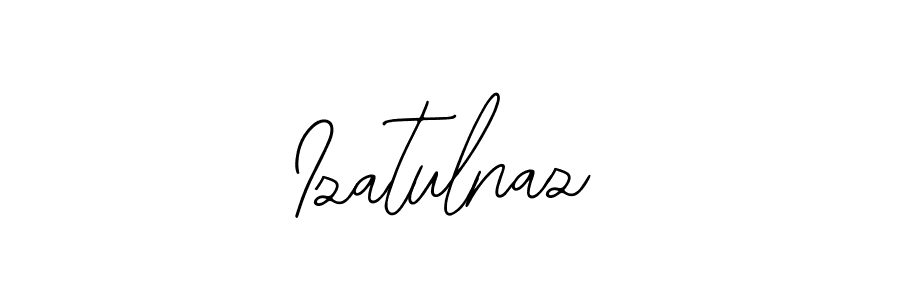 Make a beautiful signature design for name Izatulnaz. With this signature (Bearetta-2O07w) style, you can create a handwritten signature for free. Izatulnaz signature style 12 images and pictures png