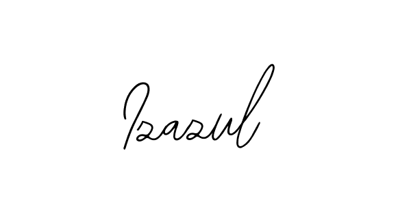 How to make Izazul signature? Bearetta-2O07w is a professional autograph style. Create handwritten signature for Izazul name. Izazul signature style 12 images and pictures png