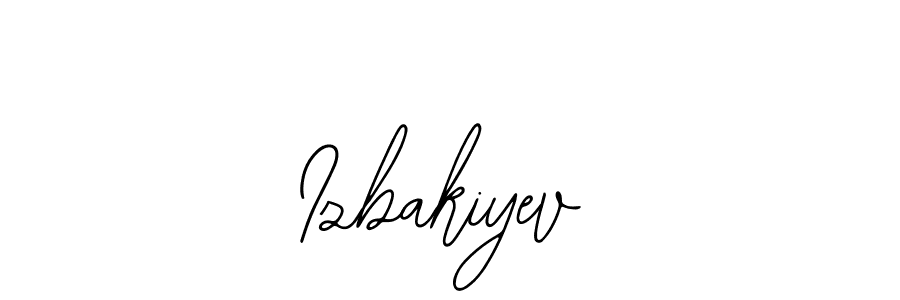 How to make Izbakiyev signature? Bearetta-2O07w is a professional autograph style. Create handwritten signature for Izbakiyev name. Izbakiyev signature style 12 images and pictures png