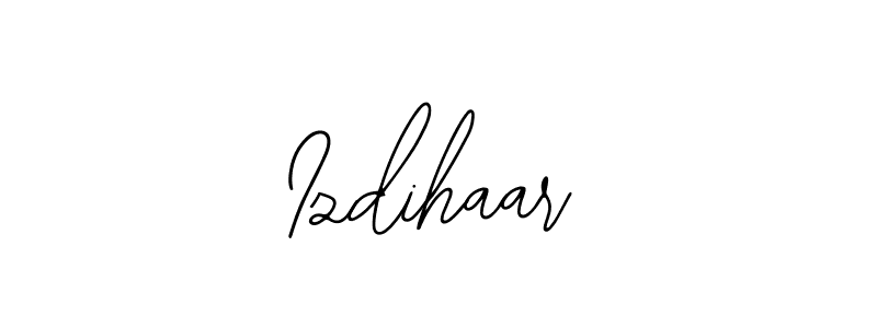 How to Draw Izdihaar signature style? Bearetta-2O07w is a latest design signature styles for name Izdihaar. Izdihaar signature style 12 images and pictures png