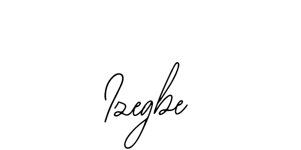 if you are searching for the best signature style for your name Izegbe. so please give up your signature search. here we have designed multiple signature styles  using Bearetta-2O07w. Izegbe signature style 12 images and pictures png