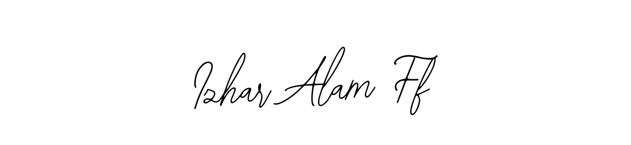 Make a beautiful signature design for name Izhar Alam Ff. With this signature (Bearetta-2O07w) style, you can create a handwritten signature for free. Izhar Alam Ff signature style 12 images and pictures png