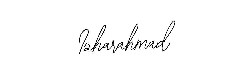 Create a beautiful signature design for name Izharahmad. With this signature (Bearetta-2O07w) fonts, you can make a handwritten signature for free. Izharahmad signature style 12 images and pictures png