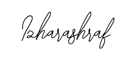 Elevate your brand with a stunning Izharashraf eSignature. The Bearetta-2O07w style provides a balanced, flowing aesthetic for everyday signing. Izharashraf signature style 12 images and pictures png
