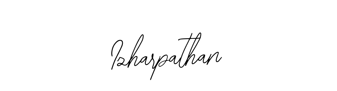 Use a signature maker to create a handwritten signature online. With this signature software, you can design (Bearetta-2O07w) your own signature for name Izharpathan. Izharpathan signature style 12 images and pictures png