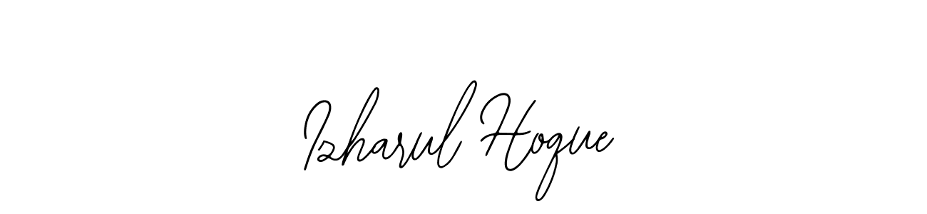Design your own signature with our free online signature maker. With this signature software, you can create a handwritten (Bearetta-2O07w) signature for name Izharul Hoque. Izharul Hoque signature style 12 images and pictures png
