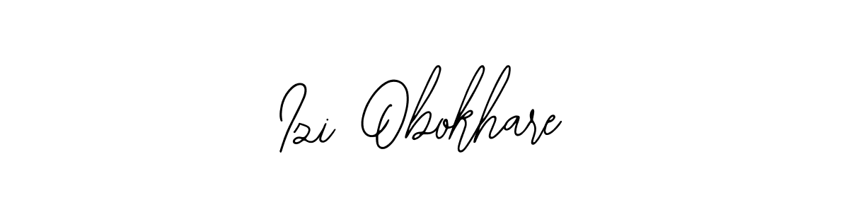 How to make Izi Obokhare signature? Bearetta-2O07w is a professional autograph style. Create handwritten signature for Izi Obokhare name. Izi Obokhare signature style 12 images and pictures png