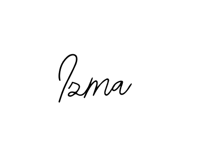 Also we have Izma name is the best signature style. Create professional handwritten signature collection using Bearetta-2O07w autograph style. Izma signature style 12 images and pictures png