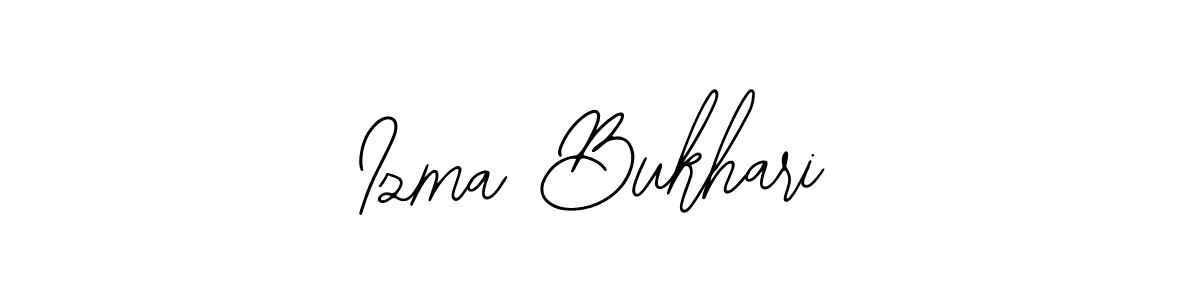 Also You can easily find your signature by using the search form. We will create Izma Bukhari name handwritten signature images for you free of cost using Bearetta-2O07w sign style. Izma Bukhari signature style 12 images and pictures png