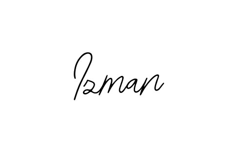Create a beautiful signature design for name Izman. With this signature (Bearetta-2O07w) fonts, you can make a handwritten signature for free. Izman signature style 12 images and pictures png
