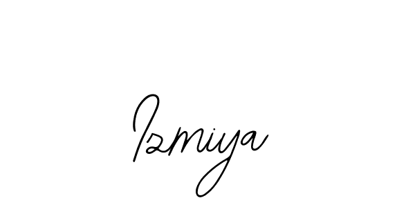 Make a beautiful signature design for name Izmiya. With this signature (Bearetta-2O07w) style, you can create a handwritten signature for free. Izmiya signature style 12 images and pictures png