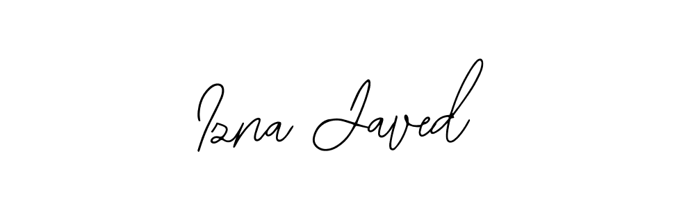Izna Javed stylish signature style. Best Handwritten Sign (Bearetta-2O07w) for my name. Handwritten Signature Collection Ideas for my name Izna Javed. Izna Javed signature style 12 images and pictures png