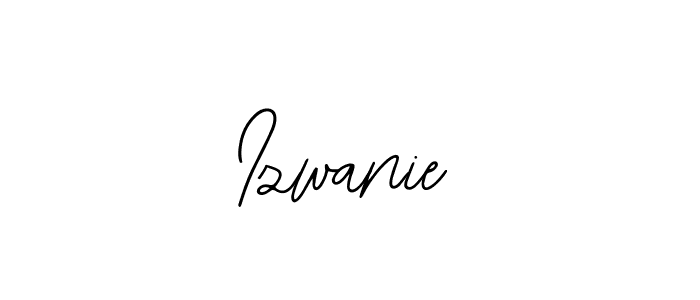 The best way (Bearetta-2O07w) to make a short signature is to pick only two or three words in your name. The name Izwanie include a total of six letters. For converting this name. Izwanie signature style 12 images and pictures png