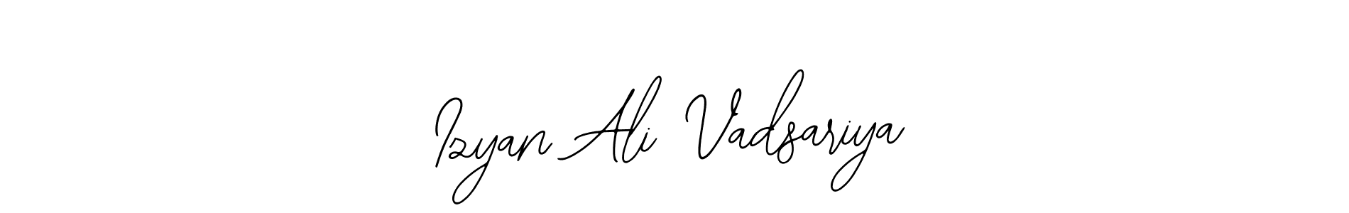 Make a beautiful signature design for name Izyan Ali Vadsariya. Use this online signature maker to create a handwritten signature for free. Izyan Ali Vadsariya signature style 12 images and pictures png