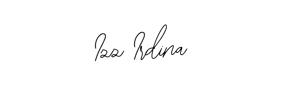 Also You can easily find your signature by using the search form. We will create Izz Irdina name handwritten signature images for you free of cost using Bearetta-2O07w sign style. Izz Irdina signature style 12 images and pictures png