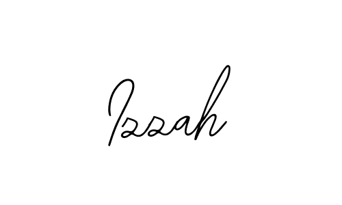 You should practise on your own different ways (Bearetta-2O07w) to write your name (Izzah) in signature. don't let someone else do it for you. Izzah signature style 12 images and pictures png