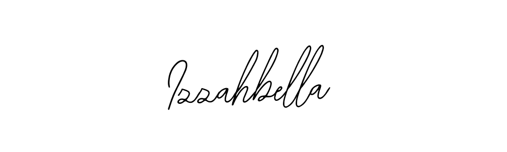 Also we have Izzahbella name is the best signature style. Create professional handwritten signature collection using Bearetta-2O07w autograph style. Izzahbella signature style 12 images and pictures png