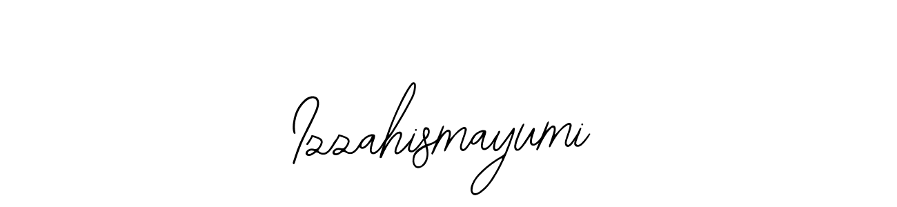 Create a beautiful signature design for name Izzahismayumi. With this signature (Bearetta-2O07w) fonts, you can make a handwritten signature for free. Izzahismayumi signature style 12 images and pictures png