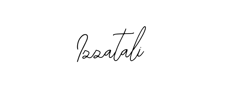 You should practise on your own different ways (Bearetta-2O07w) to write your name (Izzatali) in signature. don't let someone else do it for you. Izzatali signature style 12 images and pictures png