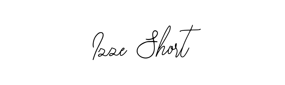 Make a beautiful signature design for name Izze Short. With this signature (Bearetta-2O07w) style, you can create a handwritten signature for free. Izze Short signature style 12 images and pictures png