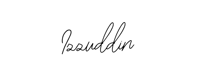 How to make Izzuddin signature? Bearetta-2O07w is a professional autograph style. Create handwritten signature for Izzuddin name. Izzuddin signature style 12 images and pictures png