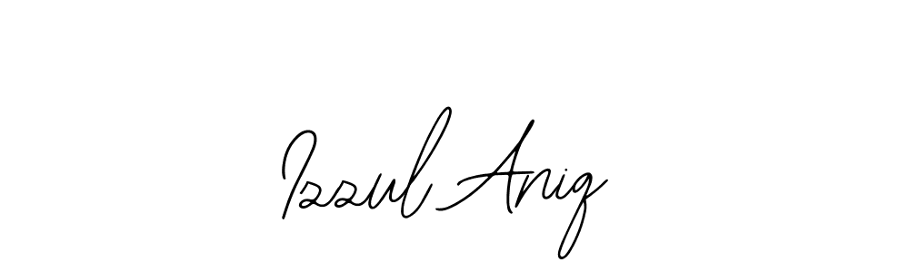 Izzul Aniq stylish signature style. Best Handwritten Sign (Bearetta-2O07w) for my name. Handwritten Signature Collection Ideas for my name Izzul Aniq. Izzul Aniq signature style 12 images and pictures png