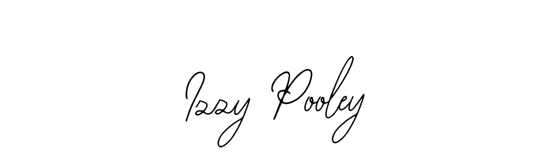 Use a signature maker to create a handwritten signature online. With this signature software, you can design (Bearetta-2O07w) your own signature for name Izzy Pooley. Izzy Pooley signature style 12 images and pictures png