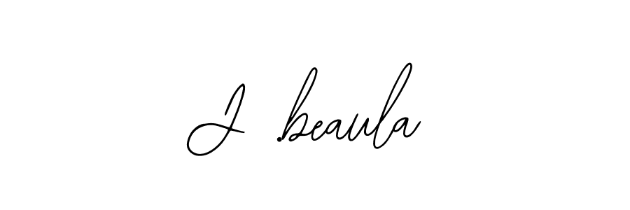 Create a beautiful signature design for name J .beaula. With this signature (Bearetta-2O07w) fonts, you can make a handwritten signature for free. J .beaula signature style 12 images and pictures png