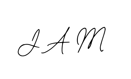 Similarly Bearetta-2O07w is the best handwritten signature design. Signature creator online .You can use it as an online autograph creator for name J A M. J A M signature style 12 images and pictures png