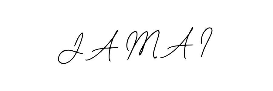 if you are searching for the best signature style for your name J A M A I. so please give up your signature search. here we have designed multiple signature styles  using Bearetta-2O07w. J A M A I signature style 12 images and pictures png