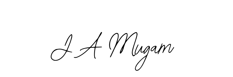 Also You can easily find your signature by using the search form. We will create J A Mugam name handwritten signature images for you free of cost using Bearetta-2O07w sign style. J A Mugam signature style 12 images and pictures png