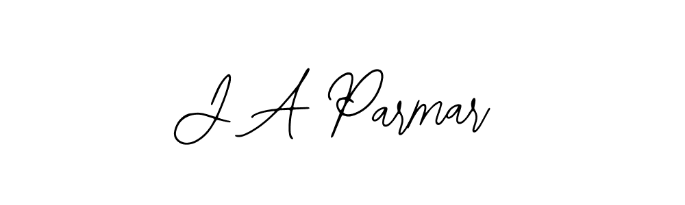 You should practise on your own different ways (Bearetta-2O07w) to write your name (J A Parmar) in signature. don't let someone else do it for you. J A Parmar signature style 12 images and pictures png