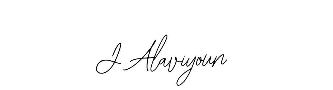 You should practise on your own different ways (Bearetta-2O07w) to write your name (J Alaviyoun) in signature. don't let someone else do it for you. J Alaviyoun signature style 12 images and pictures png