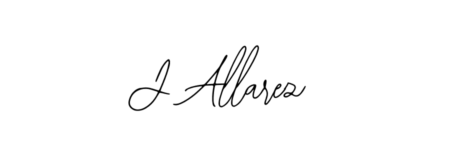 Design your own signature with our free online signature maker. With this signature software, you can create a handwritten (Bearetta-2O07w) signature for name J Allarez. J Allarez signature style 12 images and pictures png