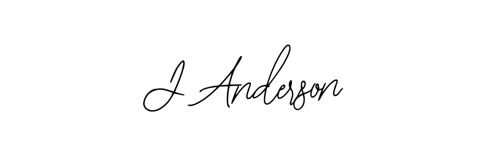 Make a beautiful signature design for name J Anderson. With this signature (Bearetta-2O07w) style, you can create a handwritten signature for free. J Anderson signature style 12 images and pictures png
