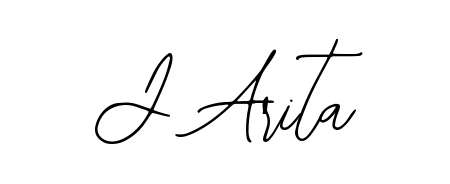 Create a personalized artistic stamp with J Arita in Bearetta-2O07w font. Perfect for visual artists, designers, and influencers. J Arita signature style 12 images and pictures png