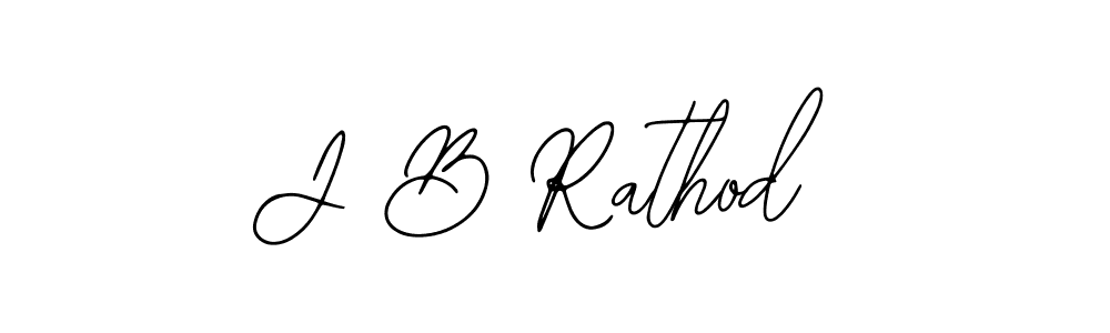 Bearetta-2O07w is a professional signature style that is perfect for those who want to add a touch of class to their signature. It is also a great choice for those who want to make their signature more unique. Get J B Rathod name to fancy signature for free. J B Rathod signature style 12 images and pictures png